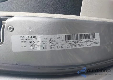 2018 Chrysler Pacifica L из США, поврежденный, VIN 2C4RC1AG0JR172309